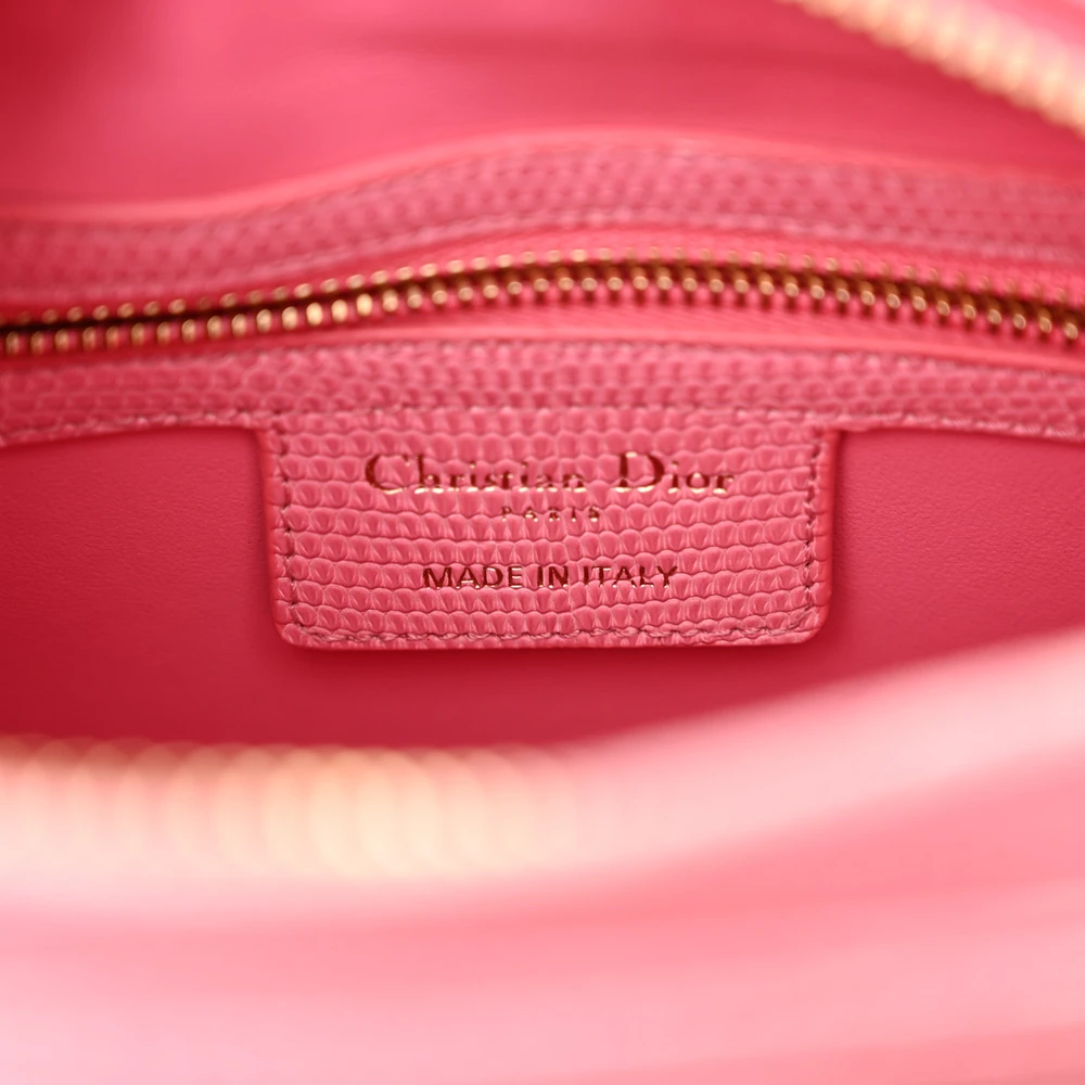 Lushentic Class Lady Dior in Pink Lizard Leather with Gold Hardware - Image 2