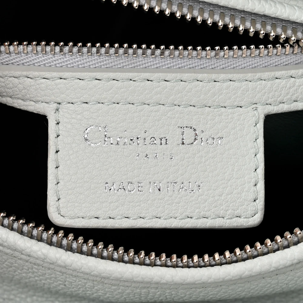 Lushentic Bag Medium Lady Dior White Grained Cannage Leather - Image 2