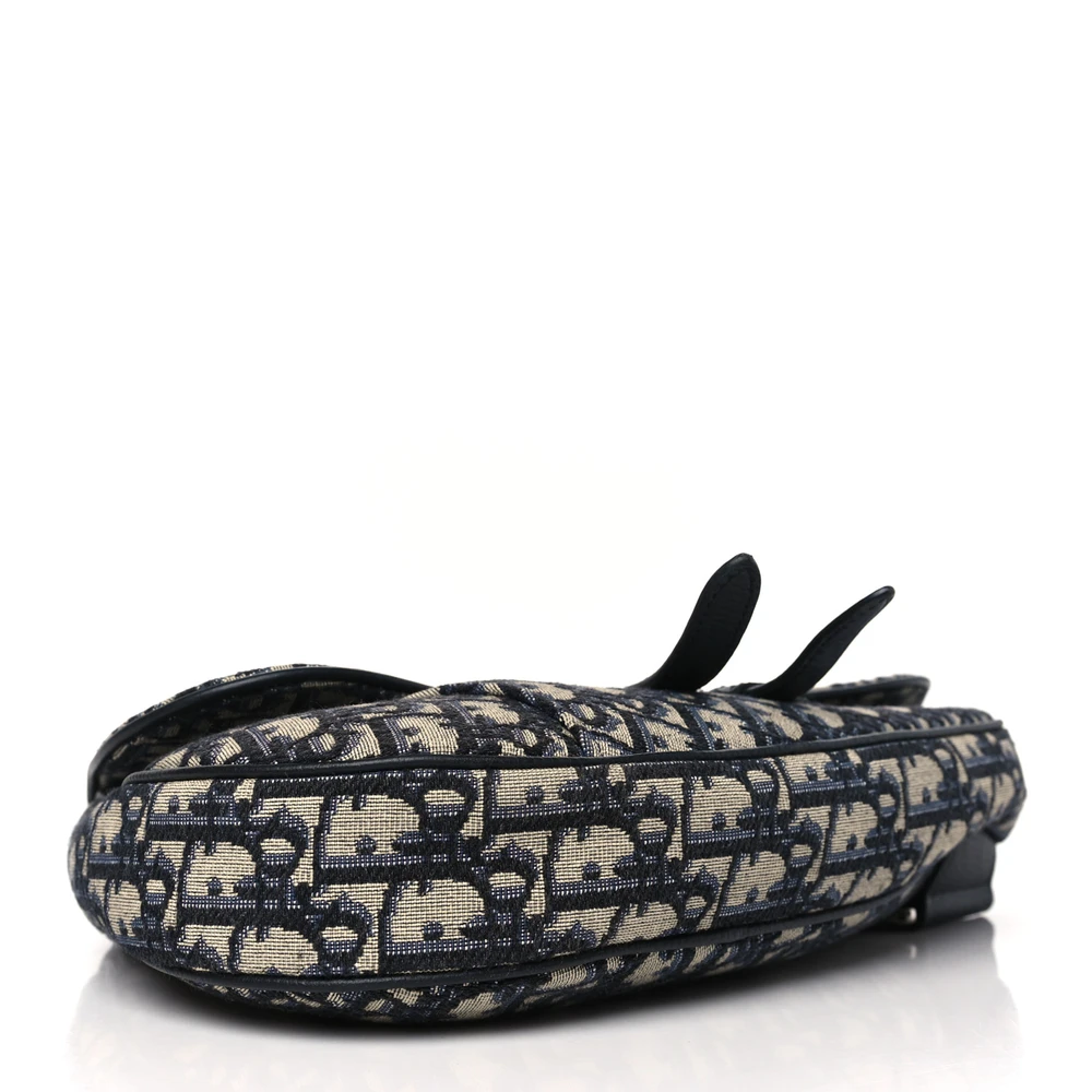 Buy Lushentic Grade Bags - Medium Men's Saddle Bag Blue Canvas - Image 6