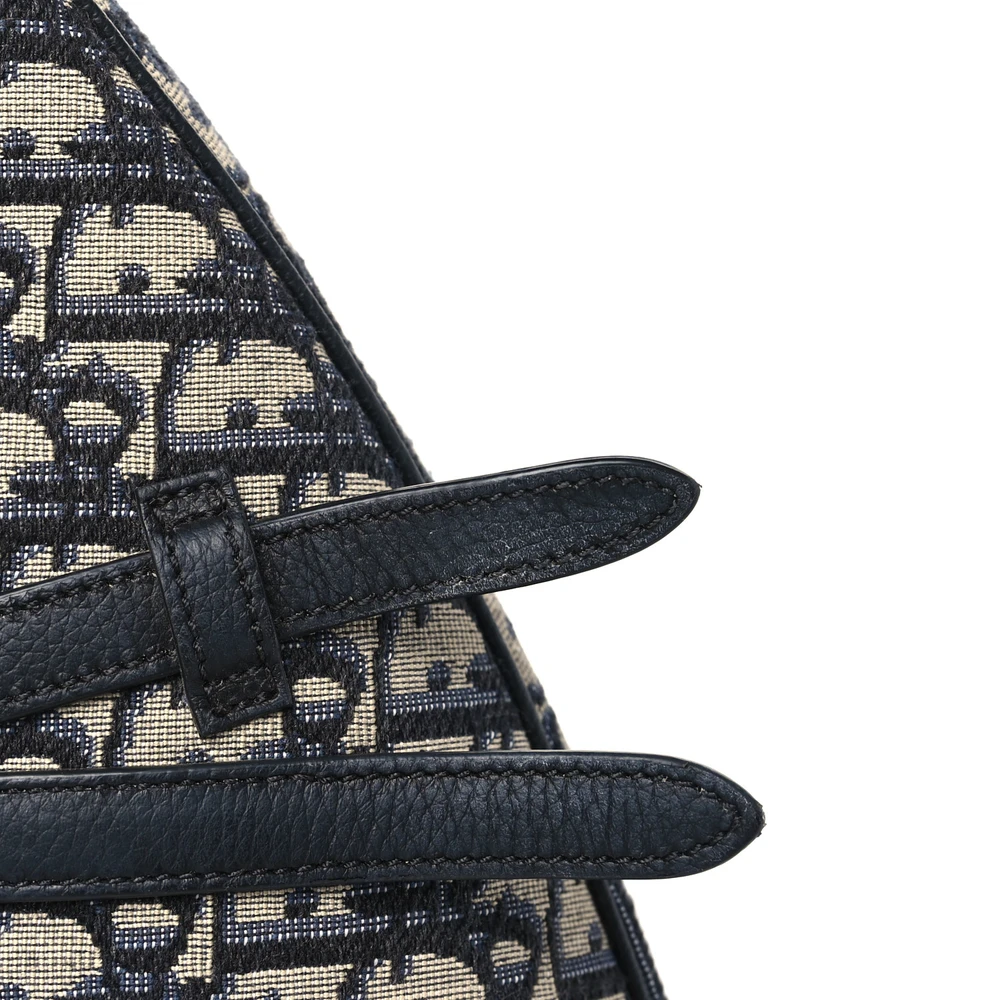 Buy Lushentic Grade Bags - Medium Men's Saddle Bag Blue Canvas - Image 9