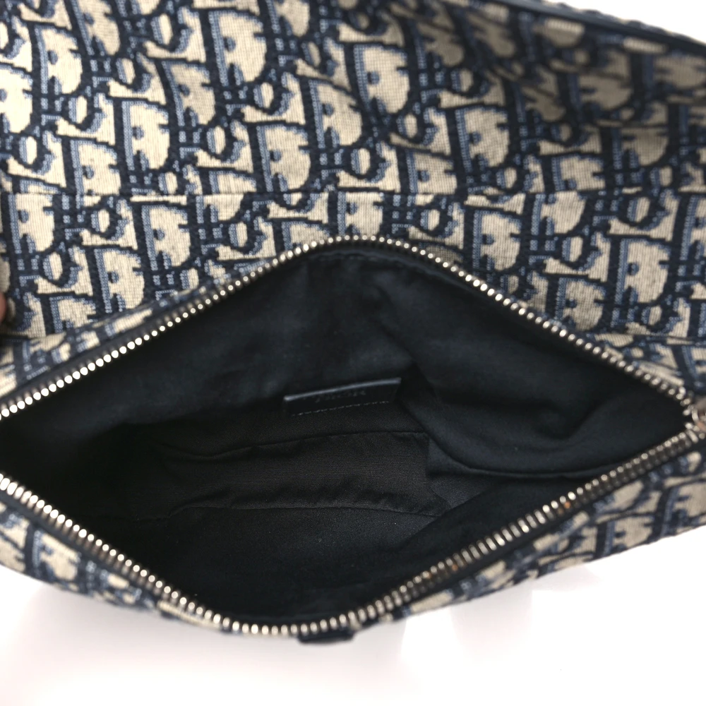 Buy Lushentic Grade Bags - Medium Men's Saddle Bag Blue Canvas - Image 7