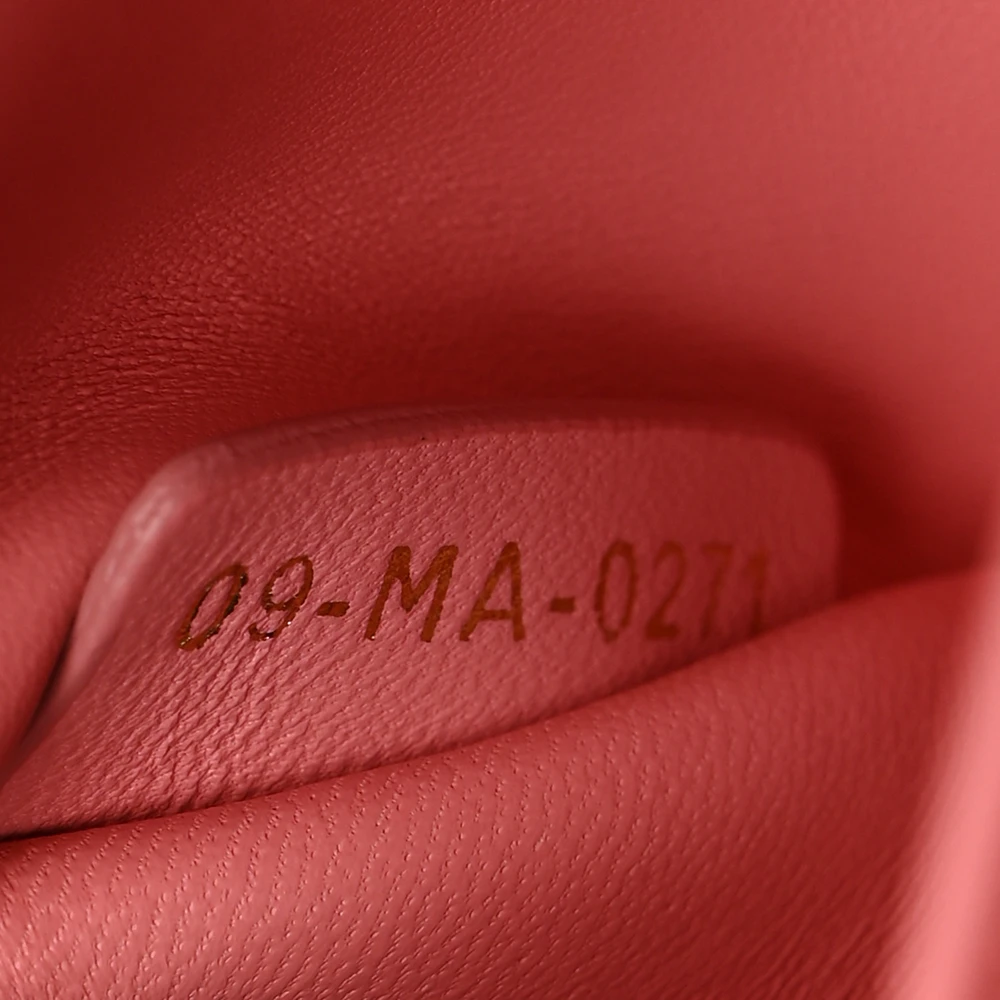 Lushentic Reviews Mini Backpack Peach Blossom Cannage Lambskin Leather - Image 9