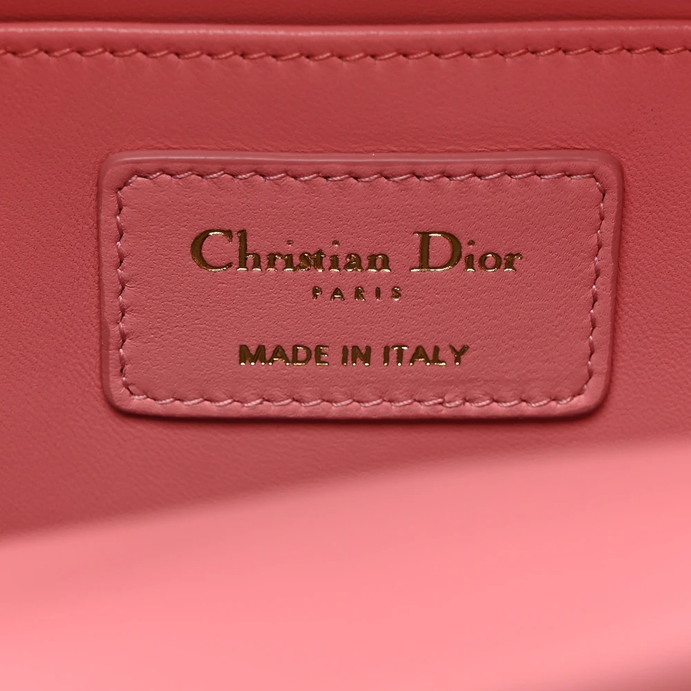 Lushentic Reviews Mini Backpack Peach Blossom Cannage Lambskin Leather - Image 2