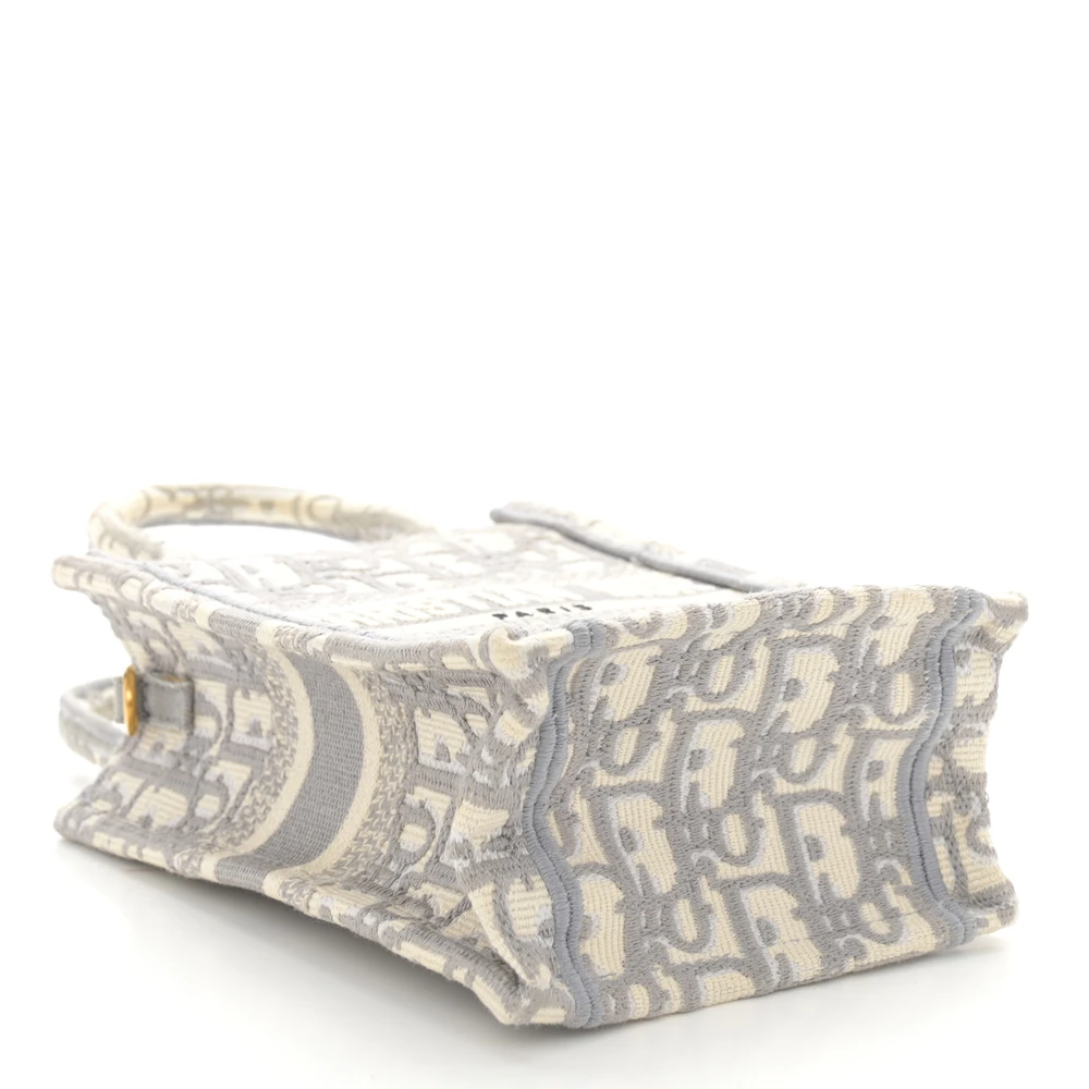 Lushentic Replica Mini Book Tote Phone Bag Grey Oblique Canvas - Premium Alternative