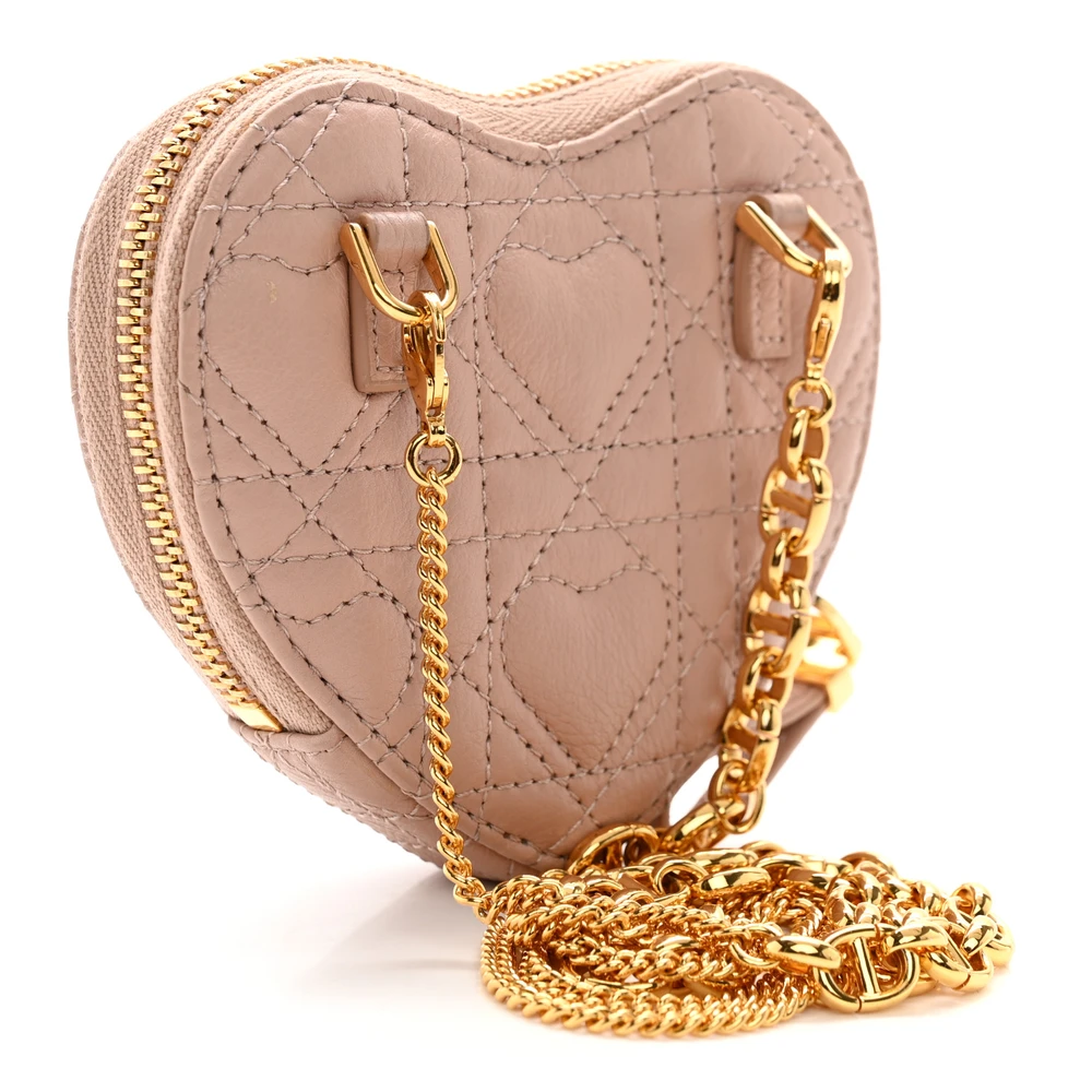 Lushentic Grade Handbags: Mini Dioramour Caro Heart Pouch Details - Image 3