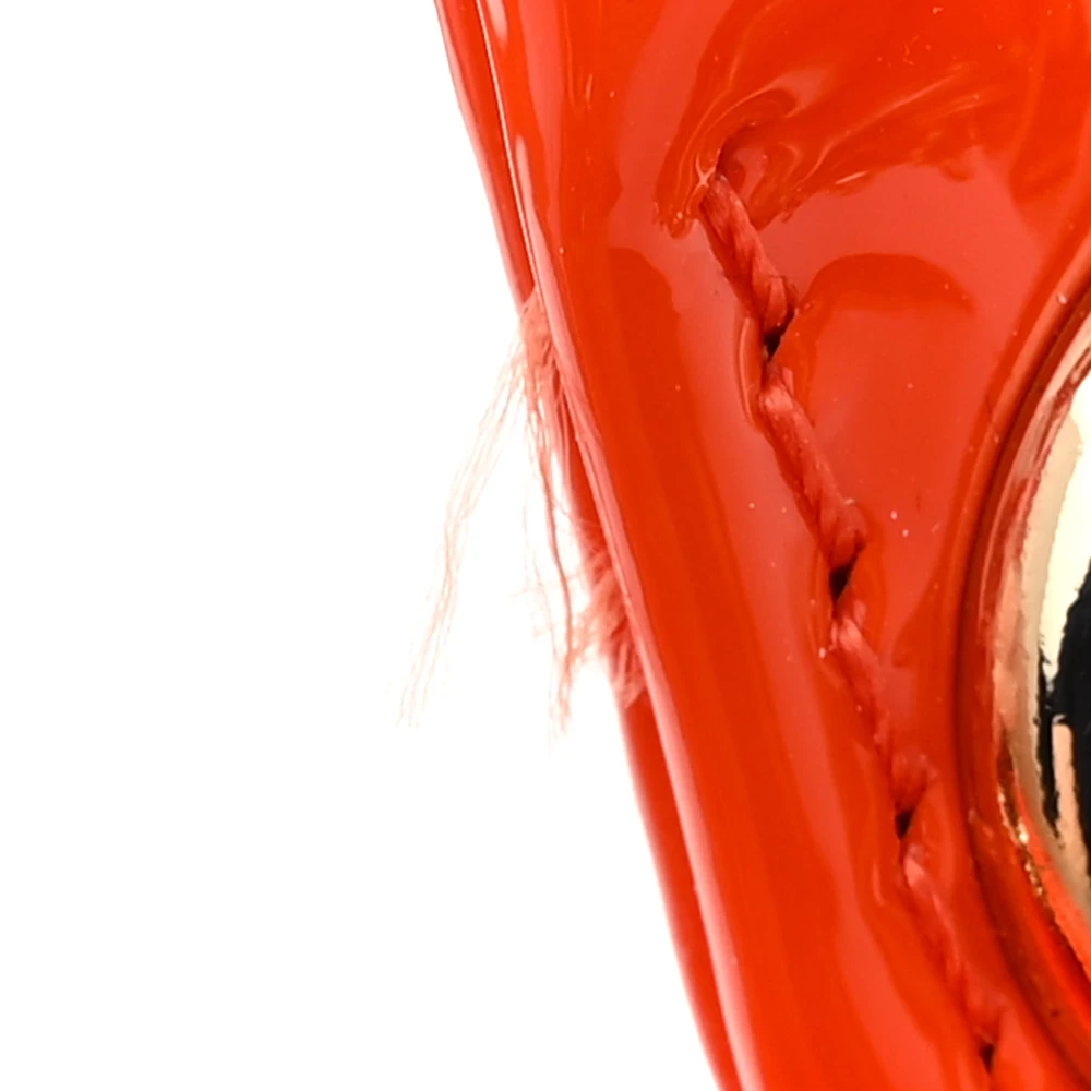 Lushentic Bags Review: Mini Lady Dior Orange Patent Cannage - Image 9