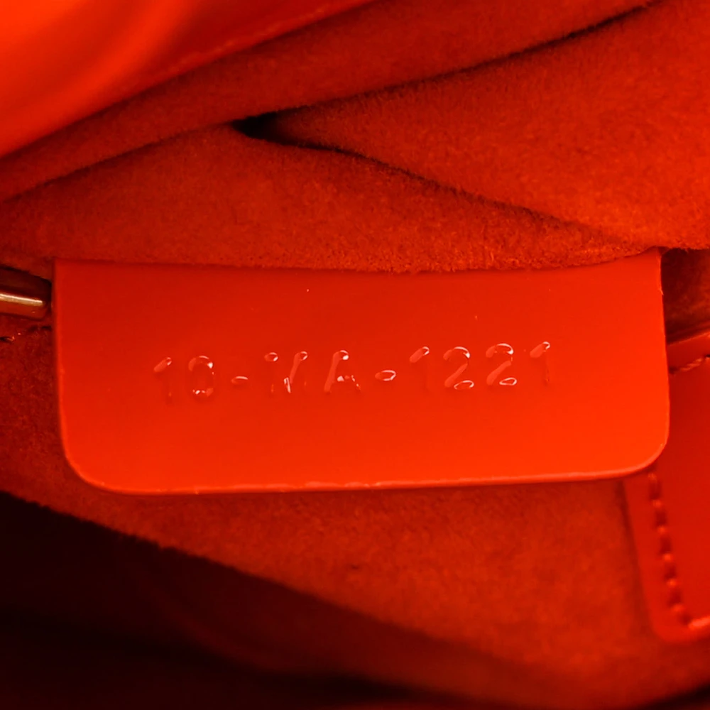 Lushentic Bags Review: Mini Lady Dior Orange Patent Cannage - Image 10