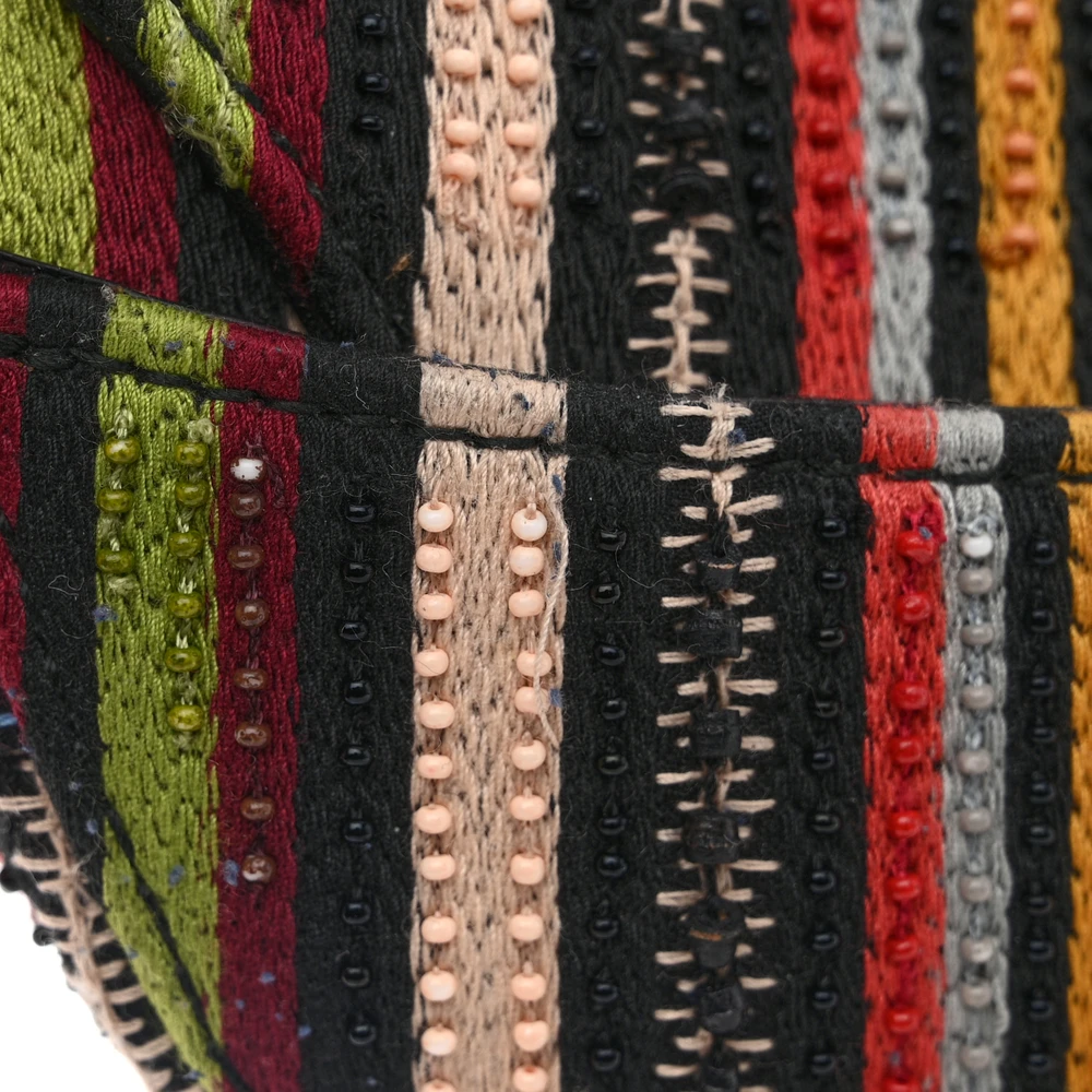 Buy Lushentic Grade Bags Mini Saddle Bag Multicolor Embroidered Canvas - Image 10