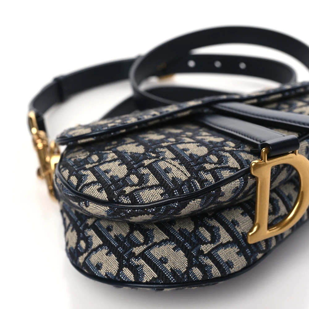 Lushentic Quality Handbags Mini Saddle Bag With Strap - Image 3