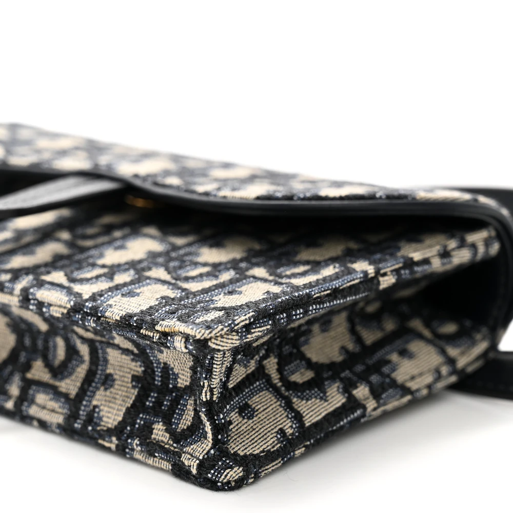 Buy Lushentic Grade Bags Mini Saddle Belt Bag Blue Oblique Canvas - Premium Alternative Bag