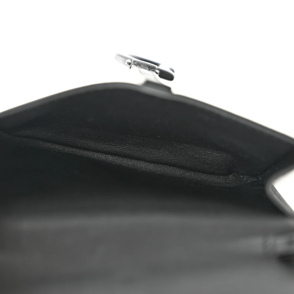 Lushentic Handbag Nano Saddle Chain Pouch – Matte Black Elegance - Designer Inspired Luxury Bag