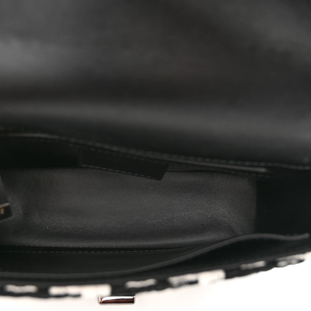 Lushentic Quality Bags - Small Caro Bag Black White Tweed Houndstooth - Image 7