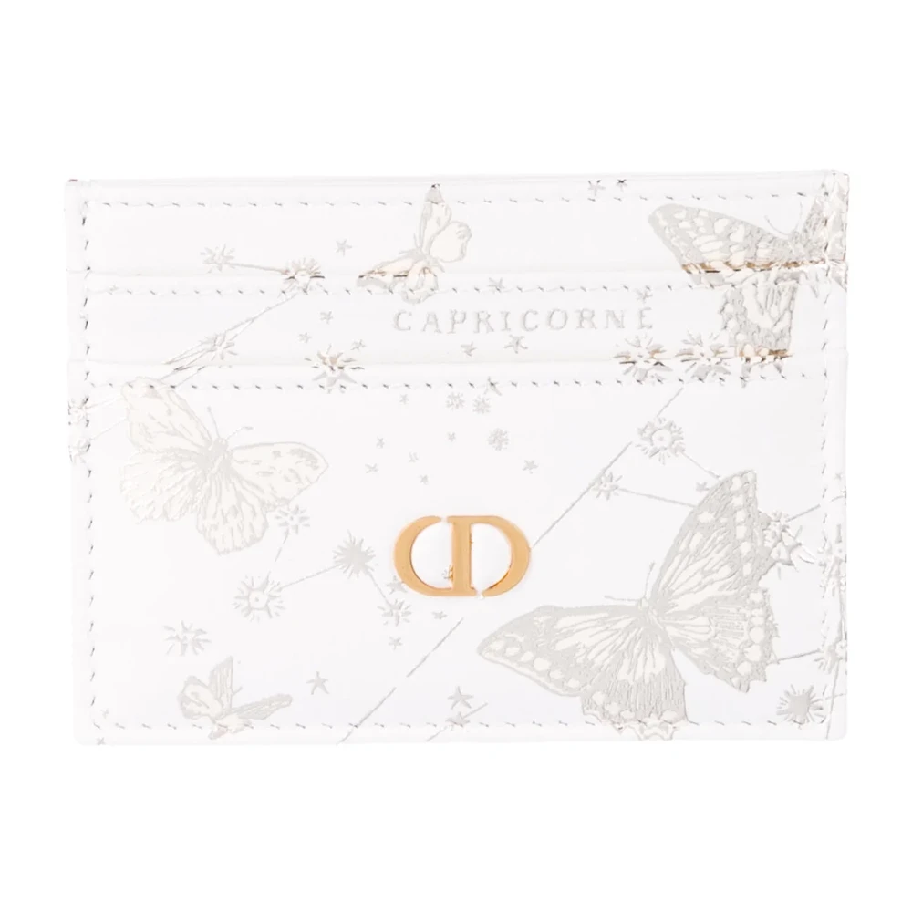 Lushentic Replica Handbags Small Caro Card Holder in White Leather