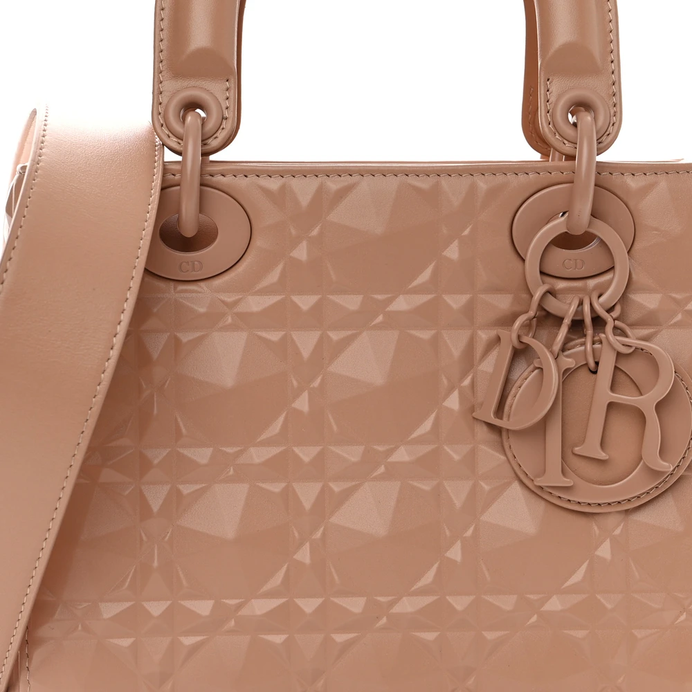 Lady Dior Rose des Vents in Lushentic Small Cannage Calfskin Leather - Image 8