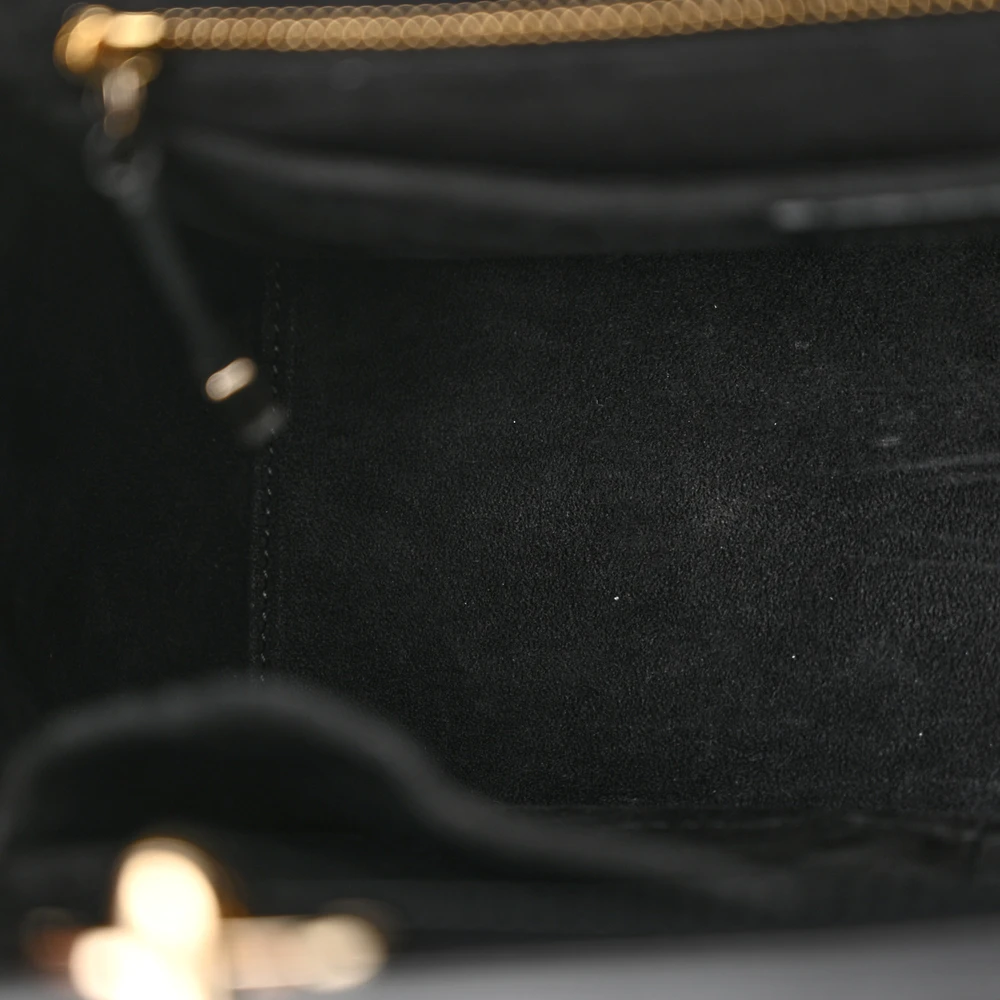 Buy Lushentic Grade Bags – Small The Lady 95.22 Black Calfskin Cannage - Premium Alternative Bag