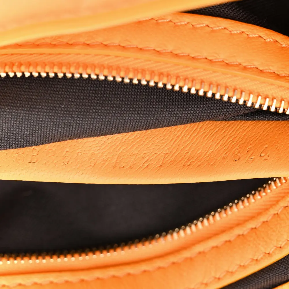 Lushentic Class FF 1974 Embossed Baguette in Clementine Nappa Leather - Image 8