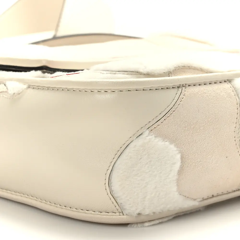 Lushentic Quality Faces with Baguette Bianco Carta Multicolor Mink Fur - Image 4