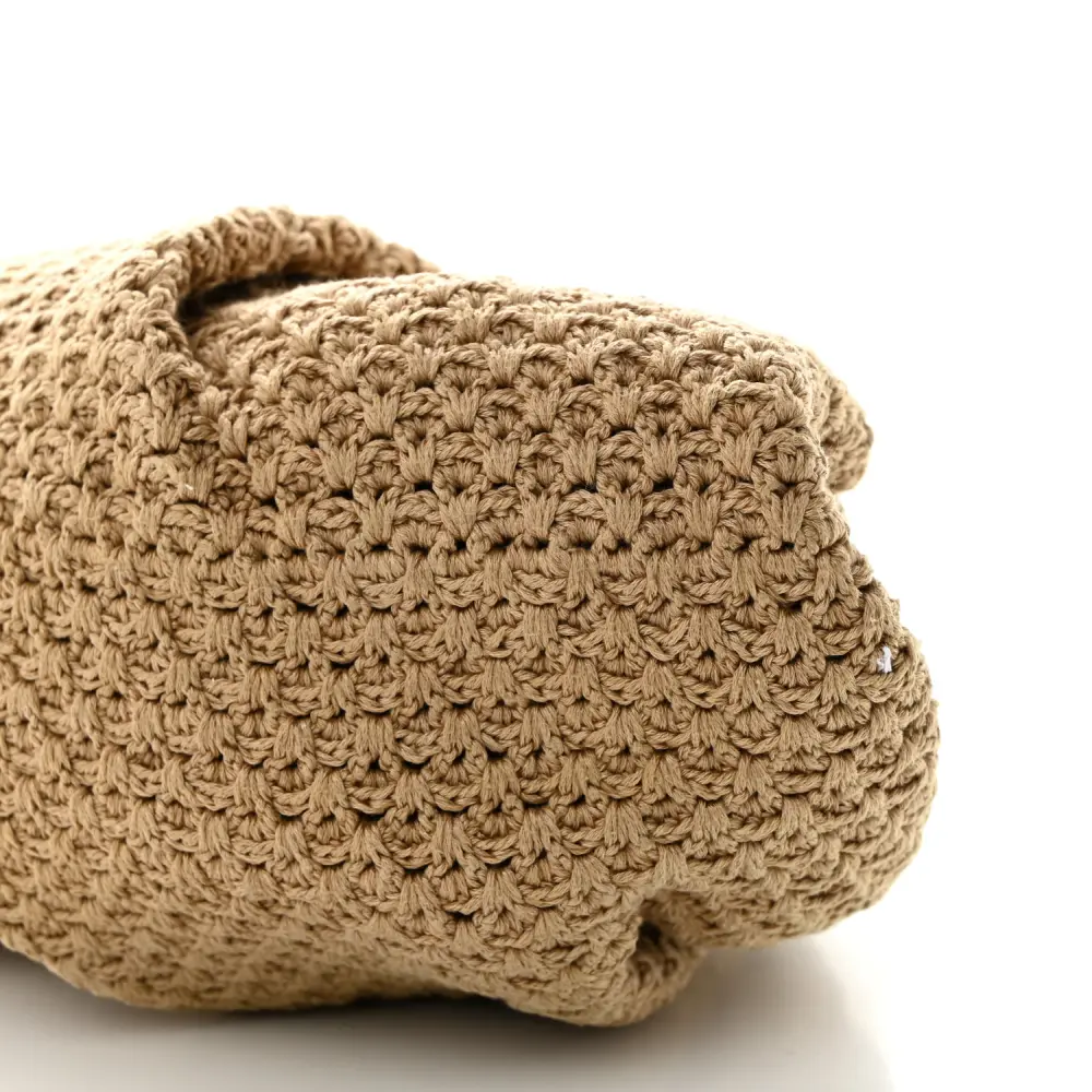 Lushentic Reviews: Intreccio Macrame Braided Shell Clutch Sand - Image 6