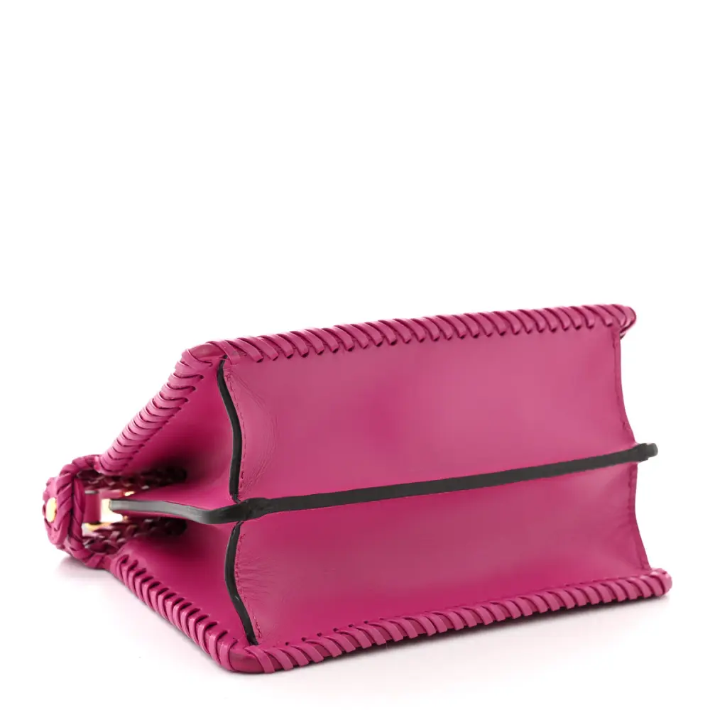 Lushentic Designer Intreccio Petite Peekaboo I See U Satchel Ciclamino - Image 6