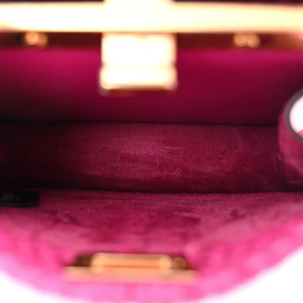 Lushentic Designer Intreccio Petite Peekaboo I See U Satchel Ciclamino - Image 8