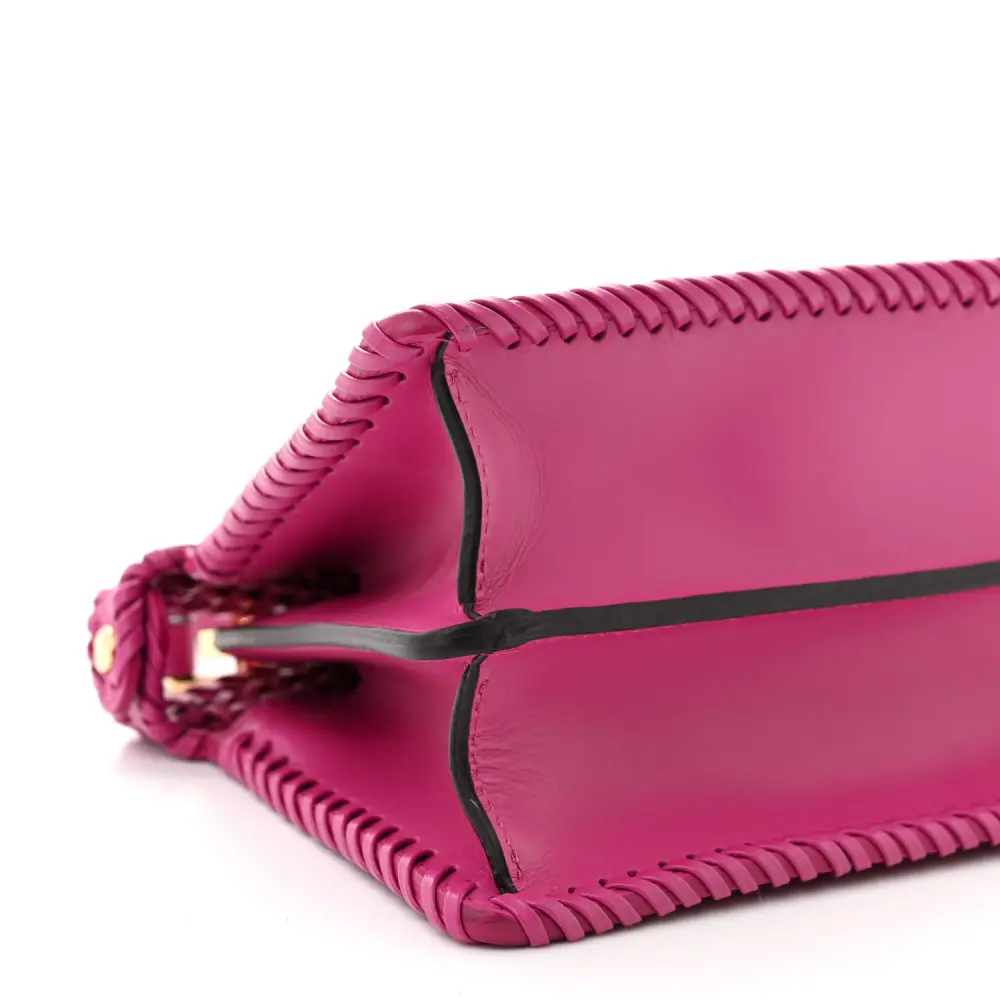 Lushentic Designer Intreccio Petite Peekaboo I See U Satchel Ciclamino - Image 4