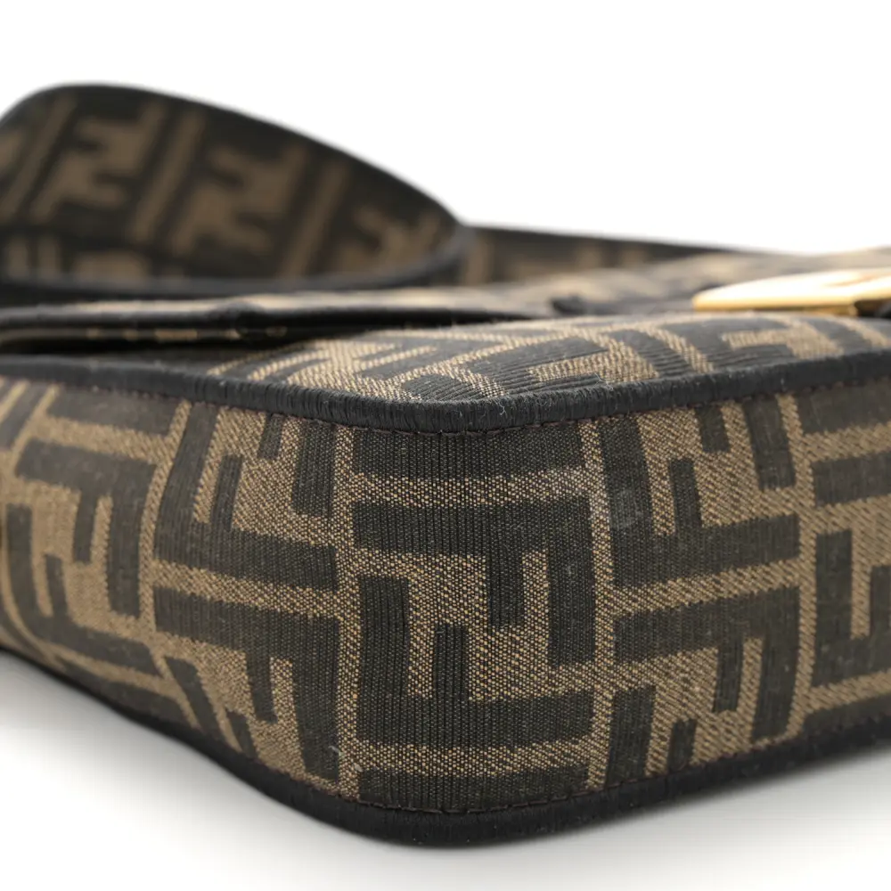 Lushentic Bag Medium FF 1974 Baguette - Tobacco Moro Jacquard Fabric - Image 4