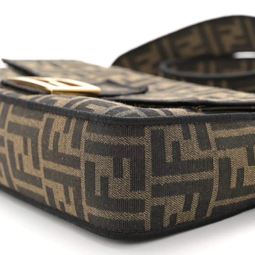 Lushentic Bag Medium FF 1974 Baguette - Tobacco Moro Jacquard Fabric - Image 5