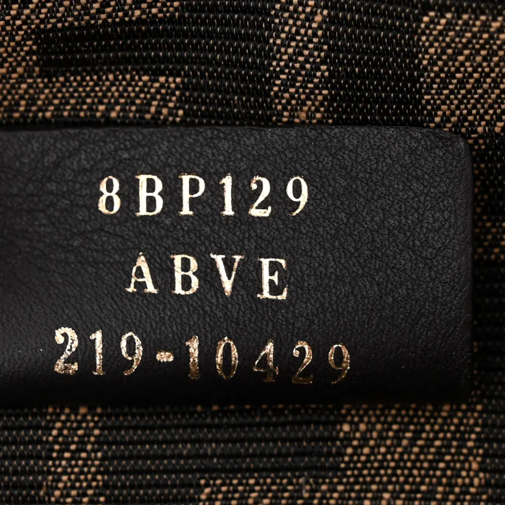 Lushentic Medium Fendi First – Black Nappa Leather, Gold Hardware - Image 8