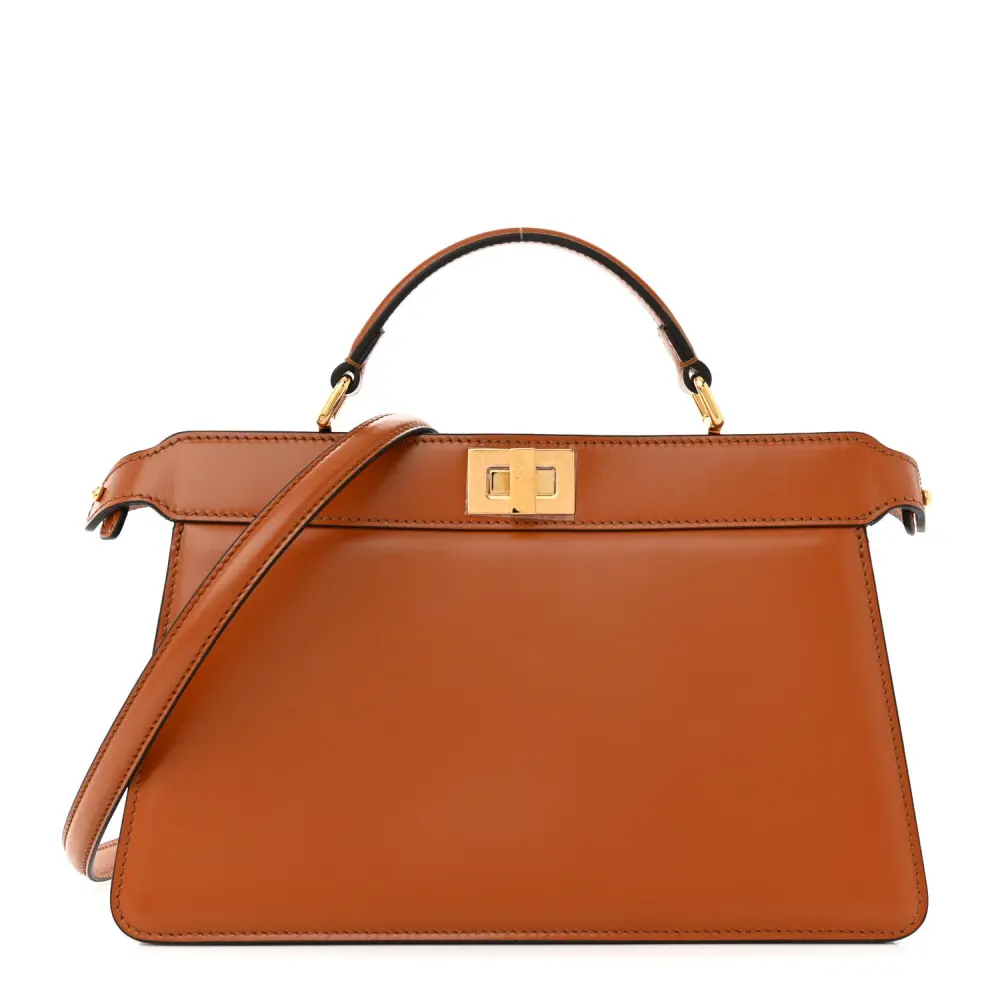 Lushentic Grade Bag - Peekaboo I See U East-West Satchel Brandy