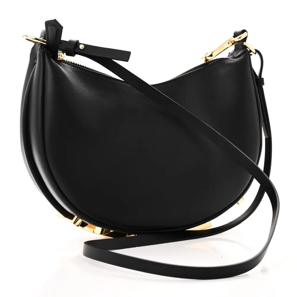 Lushentic Bags Review: Mini Fendigraphy Hobo Bag Black Matte - Image 3