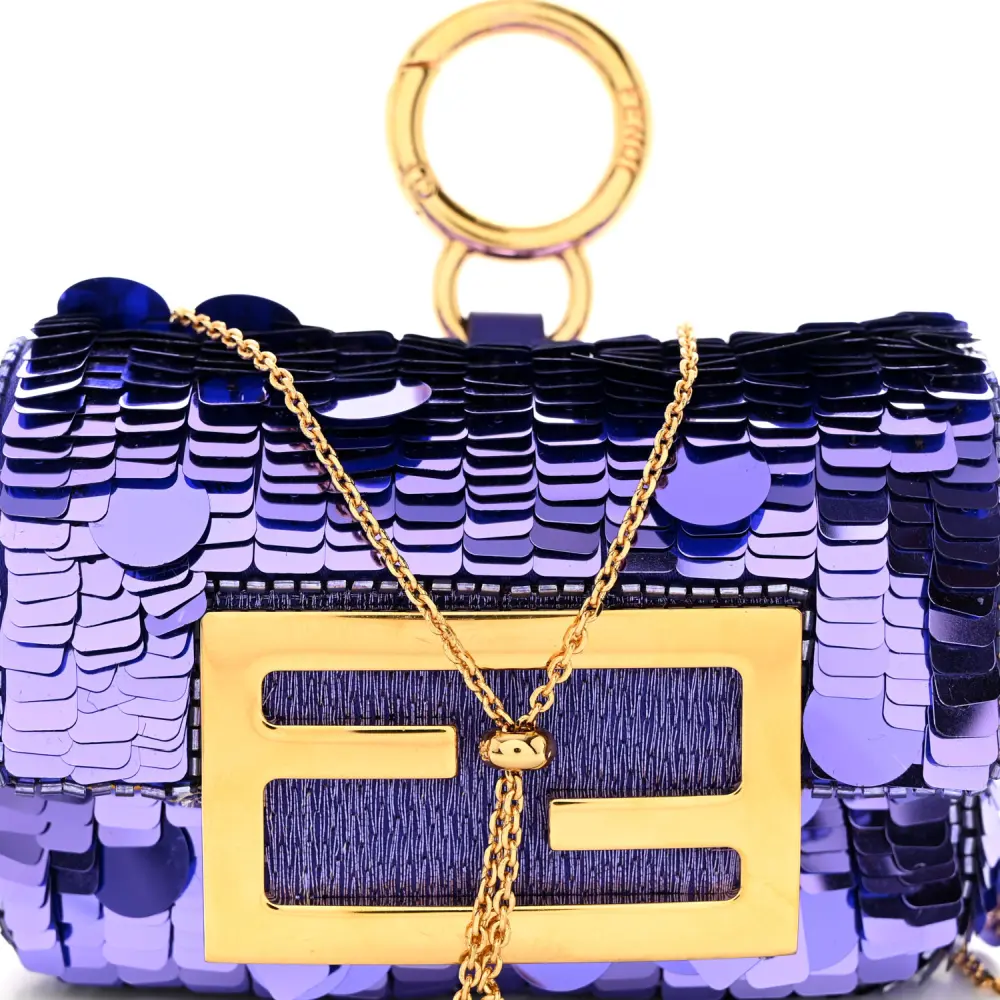 Lushentic Grade Handbags - Maxi Buckle Baguette in Viola Purple - Image 2