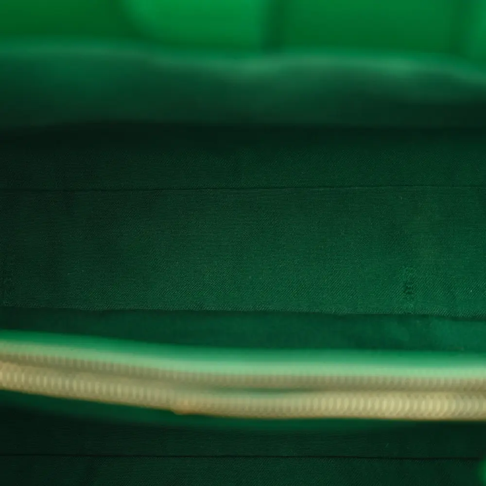 Lushentic Petite 2Jours Tote in Emerald Calf Hair & Crocodile Leather - Image 7