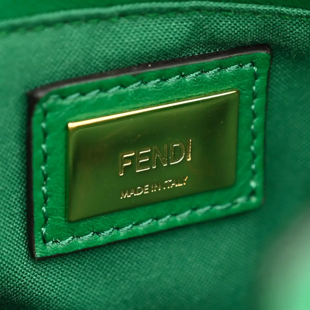 Lushentic Petite 2Jours Tote in Emerald Calf Hair & Crocodile Leather - Image 2