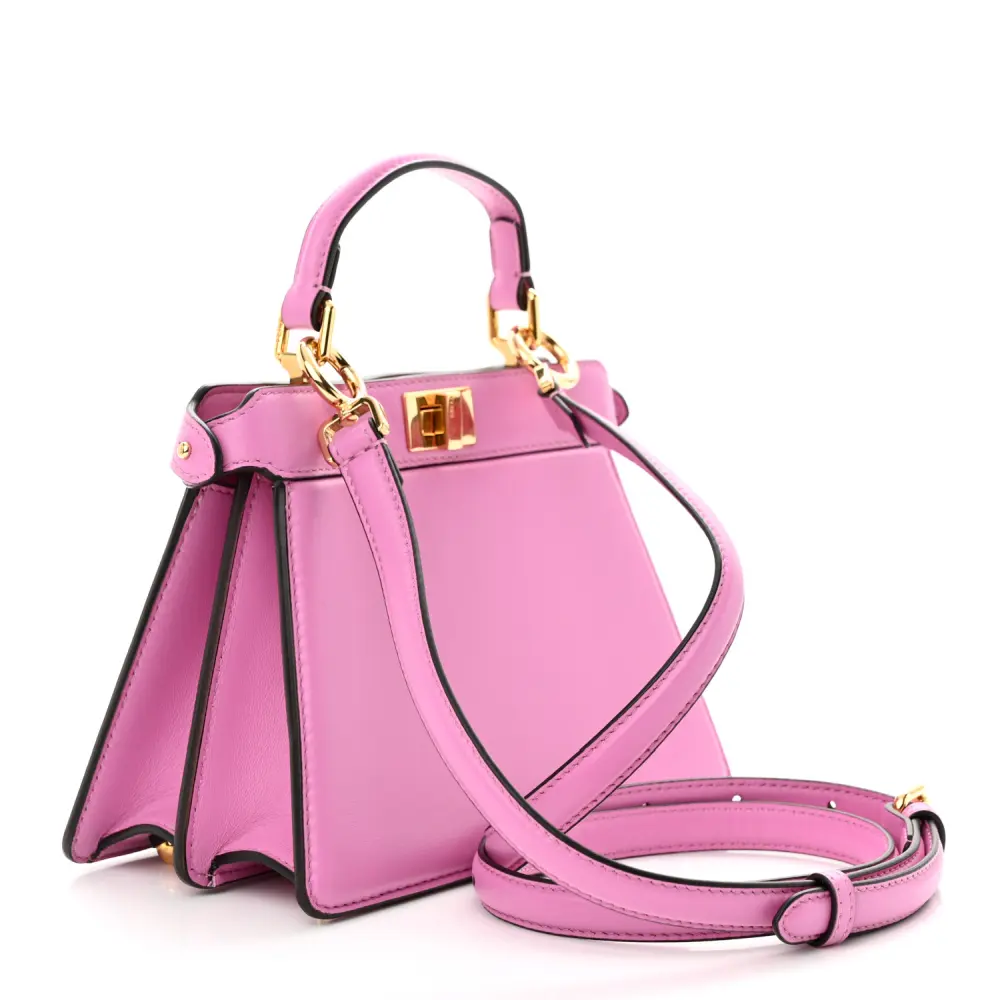 Lushentic Grade Replica Bags - Petite Peekaboo Rosa in Shiny Nappa Leather - Image 4