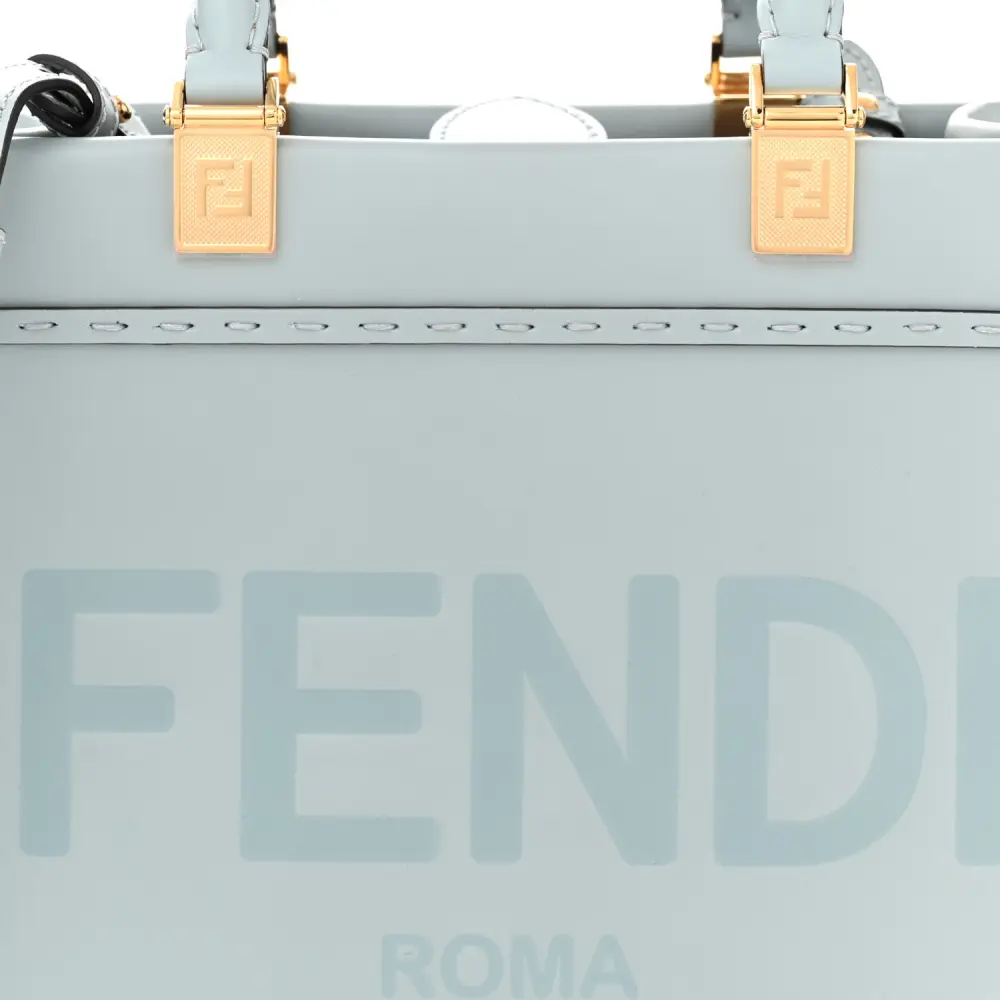 Lushentic Handbag Small Logo Embossed Sunshine Shopper Tote - Image 8