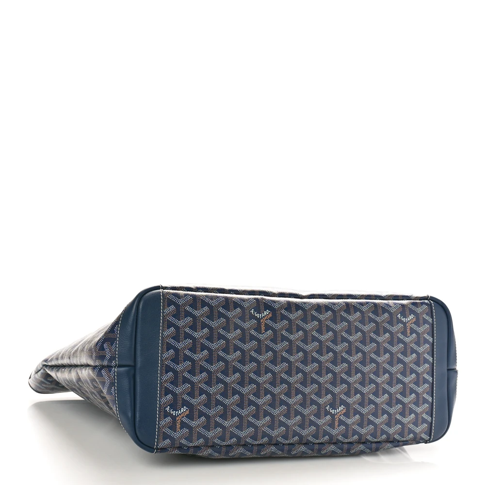 Lushentic Replica Artois Tote MM Navy Goyardine Canvas - Image 6