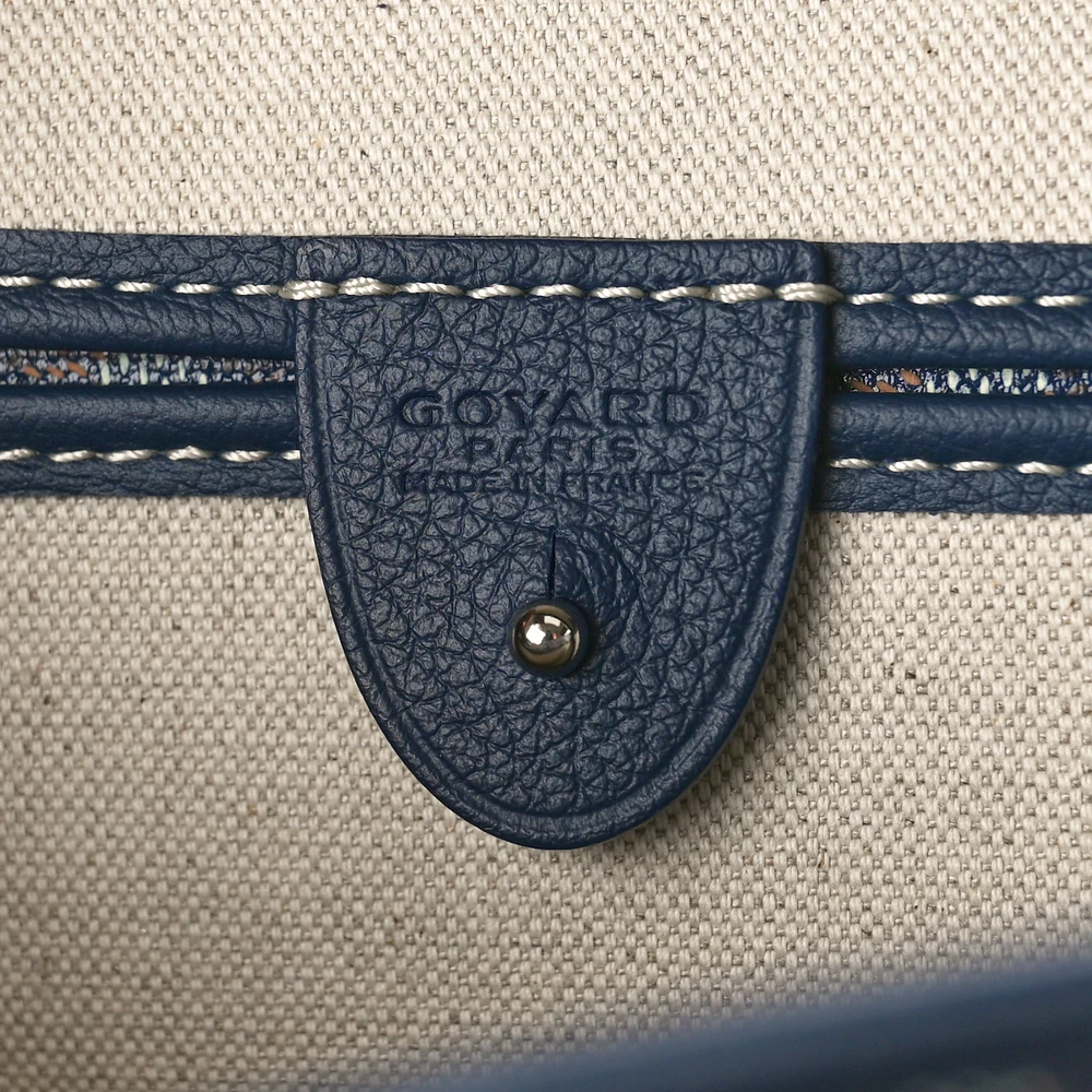 Lushentic Replica Artois Tote MM Navy Goyardine Canvas - Image 2