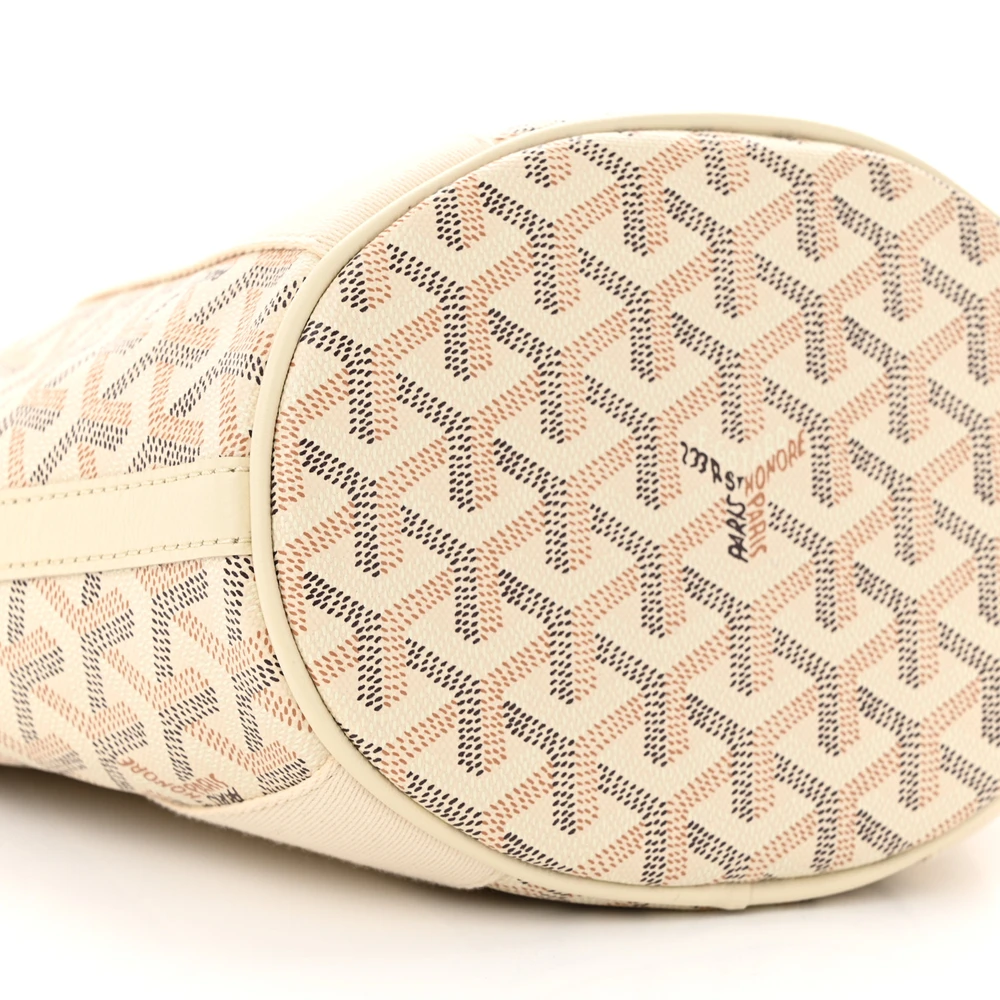 Lushentic Grade Bags: Belharra Tote PM Sand in Goyardine Canvas - Image 3