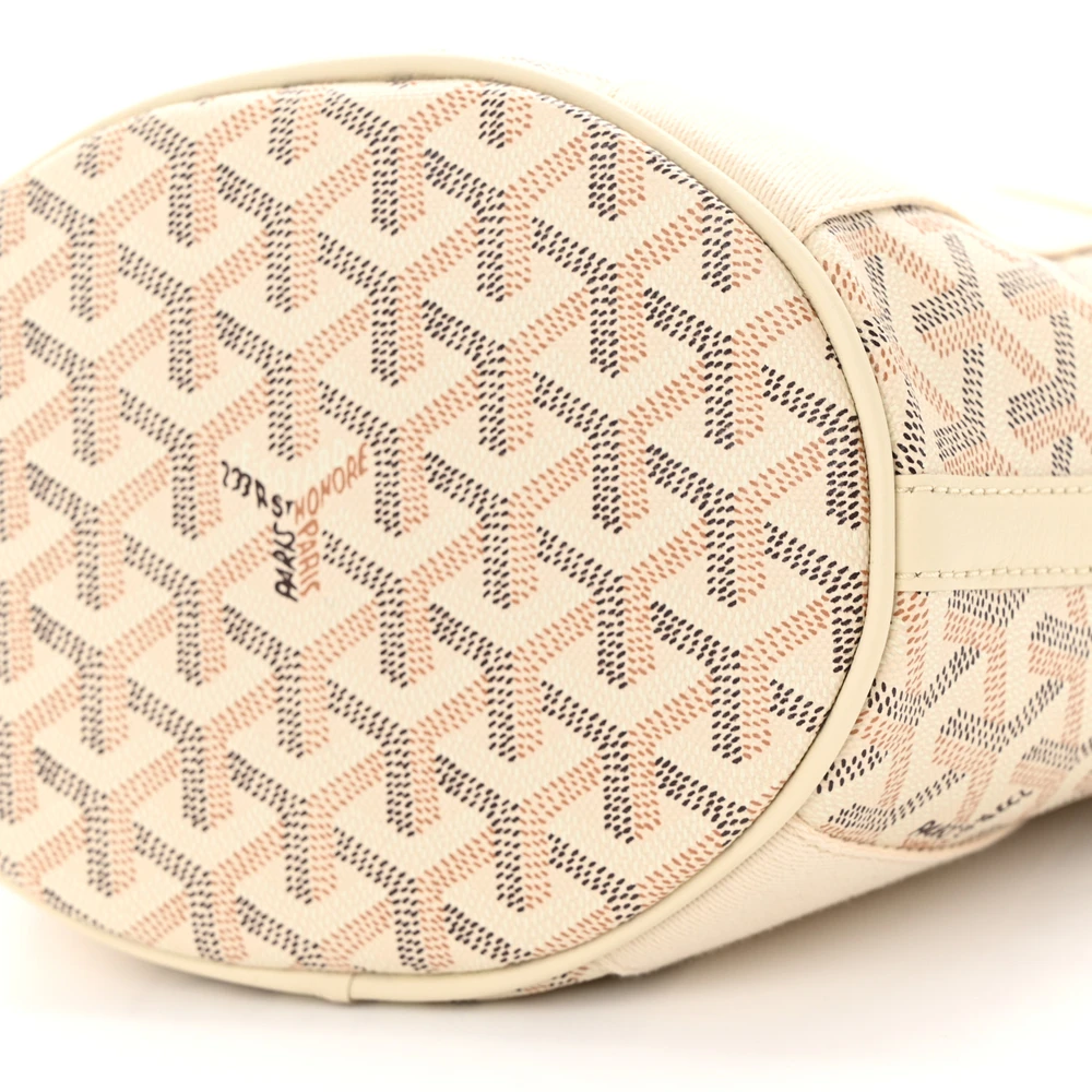 Lushentic Grade Bags: Belharra Tote PM Sand in Goyardine Canvas - Image 4