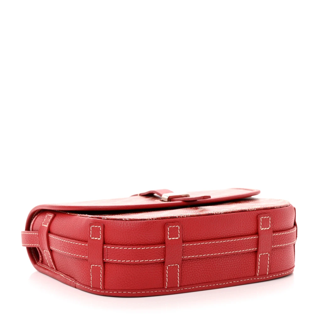 Lushentic Class Belvedere II PM Messenger Bag - Red Goyardine Canvas - Image 6