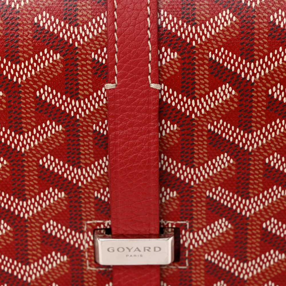 Lushentic Class Belvedere II PM Messenger Bag - Red Goyardine Canvas - Image 9