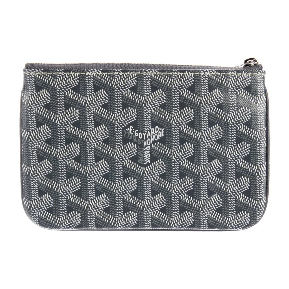 Lushentic Handbag & Medium Wallet in Grey Goyardine Canvas - Image 2