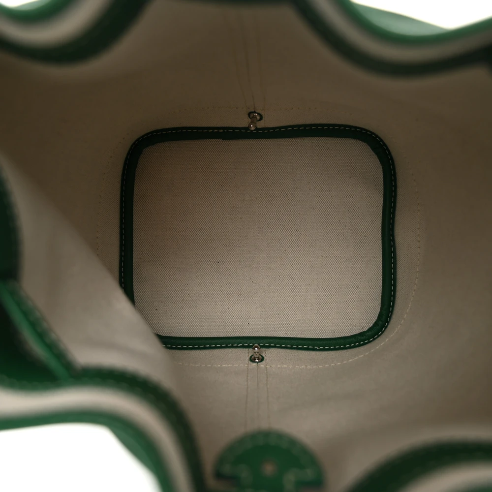 Lushentic Petit Flot Bucket Bag PM Green Goyardine Canvas - Image 7