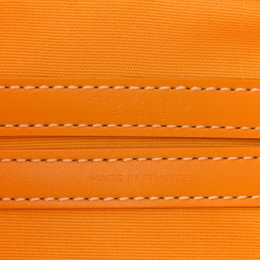 Lushentic Handbags Sac Cap Vert PM – Vert Yellow Goyardine Canvas Silver - Image 2