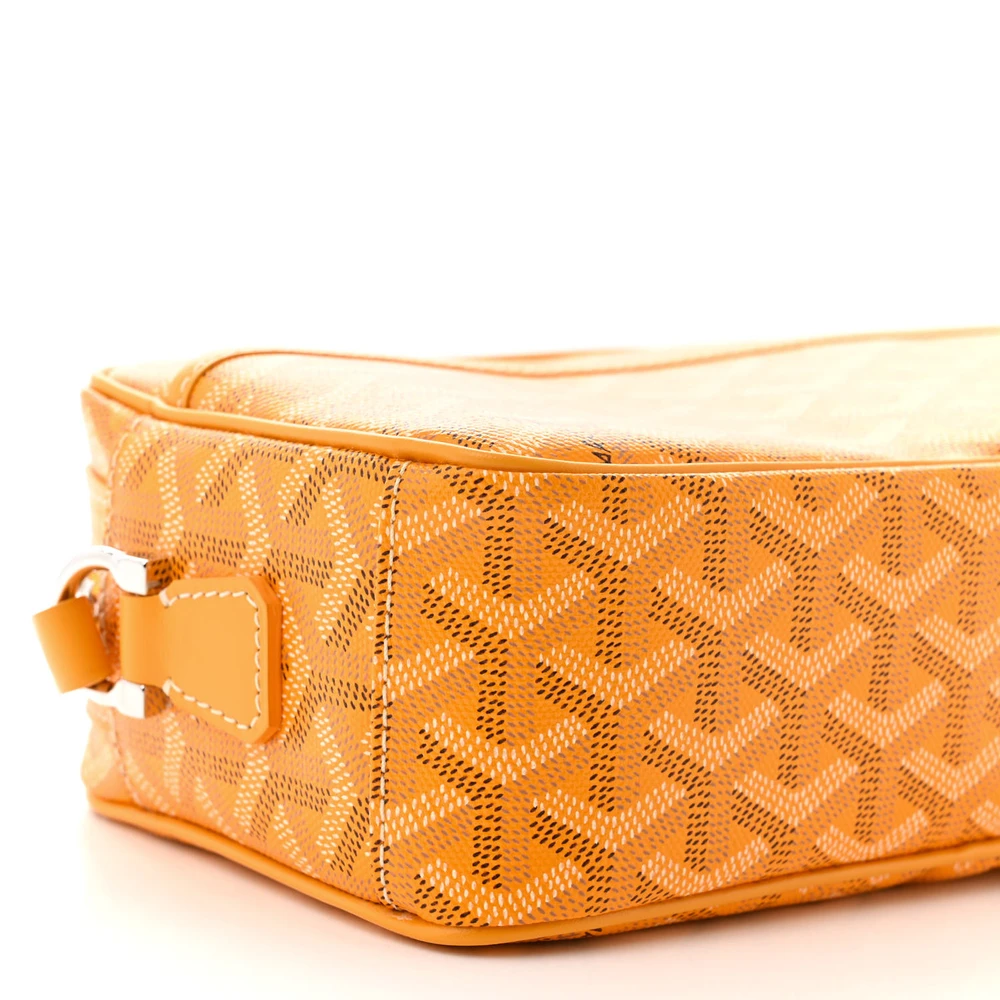 Lushentic Handbags Sac Cap Vert PM – Vert Yellow Goyardine Canvas Silver - Image 4