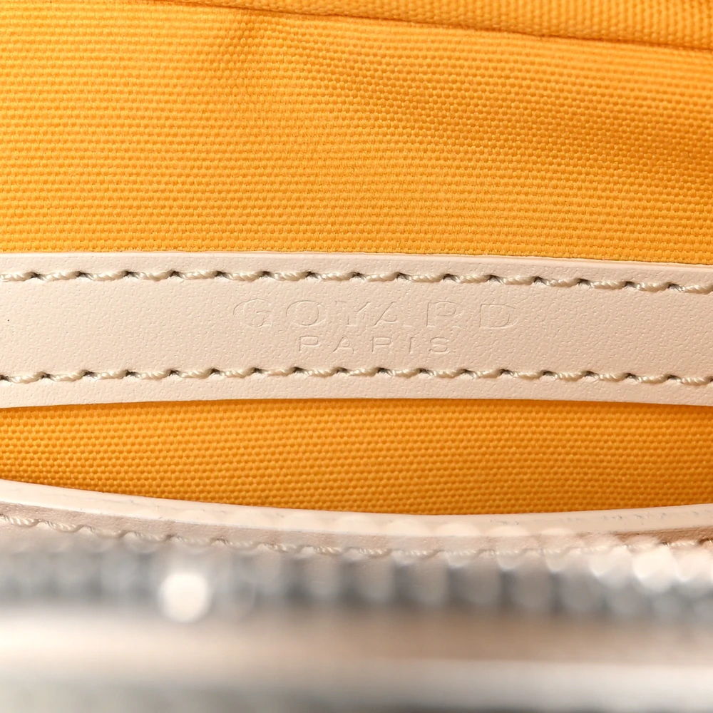 Lushentic Bag Sac Cap Vert PM White Goyardine Canvas - Image 2