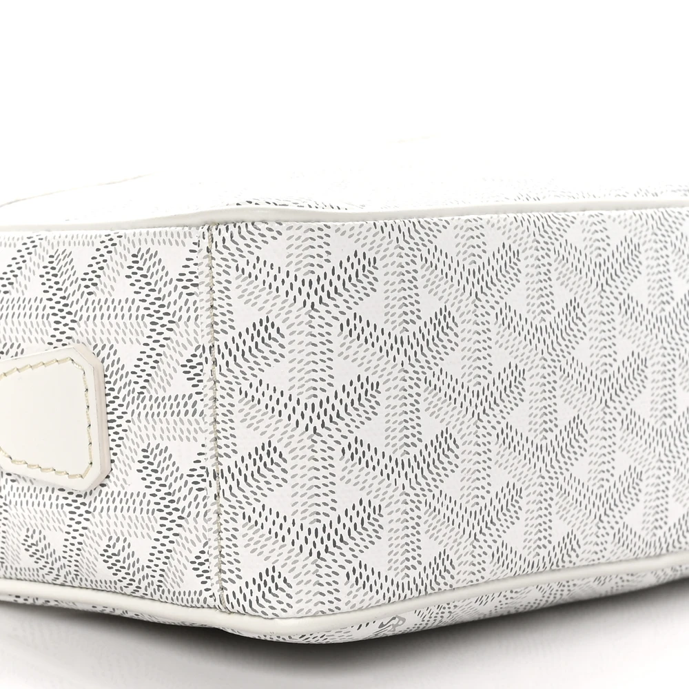 Lushentic Bag Sac Cap Vert PM White Goyardine Canvas - Image 4