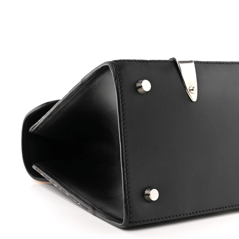 Lushentic Grade Replicas Saigon PM Black Goyardine Canvas Silver Hardware - Image 4