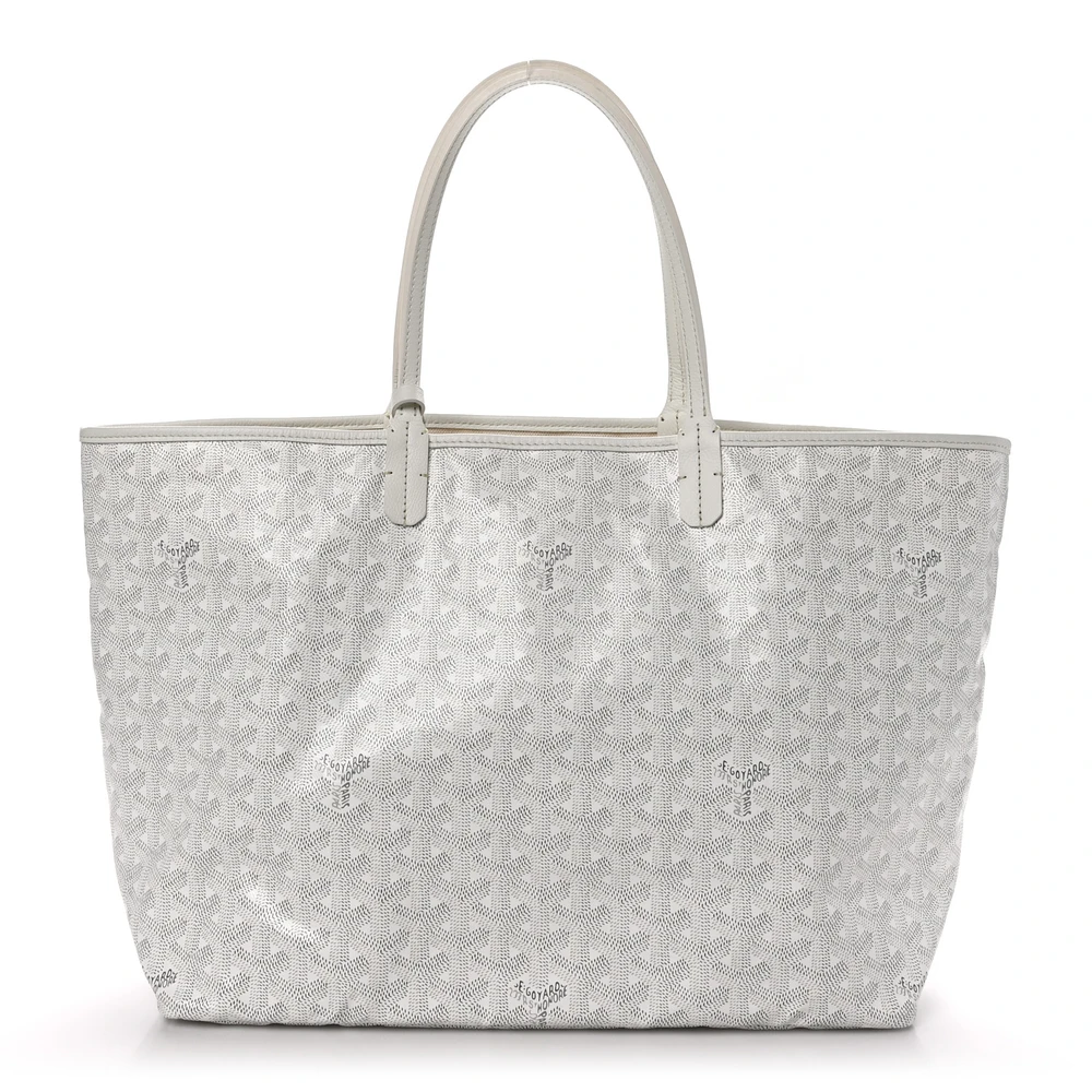 Lushentic Goyard Saint Louis PM Off White Goyardine Canvas Front