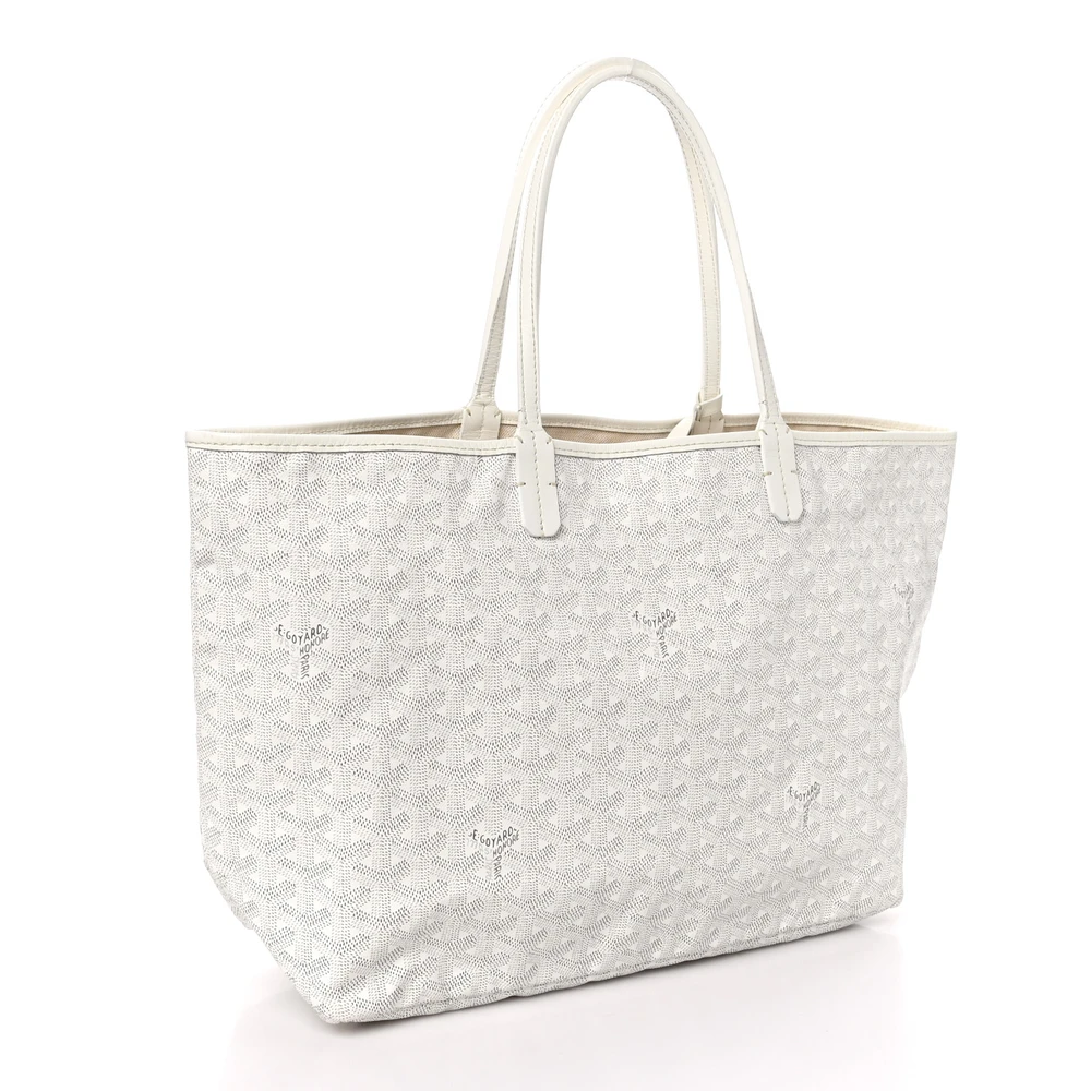 Lushentic Quality Bags - Saint Louis PM White Goyardine Canvas - Image 3